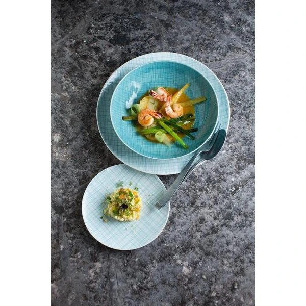 Rosenthal Schüssel 24 Cm Mesh Aqua 2 Rosenthal Schüssel 24 Cm Mesh Aqua – Bild 2