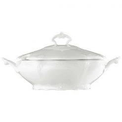 Hutschenreuther Schüssel Mit Deckel 1,5 L Baronesse Weiß