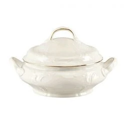 Rosenthal Schüssel Mit Deckel 1,5 L Sanssouci Elfenbein Gold