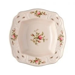 Rosenthal Schüssel 28x28 Cm Sanssouci Elfenbein Moosrose Poliergold Ramona