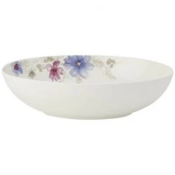Villeroy & Boch Servierschüssel Oval 32cm Mariefleur Gris Basic